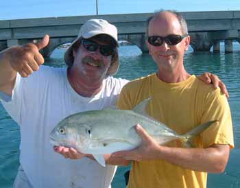 Ron & Andrew with a Crevalle Jack